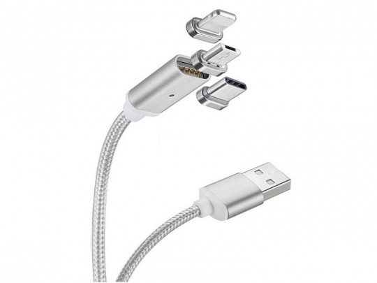 کابل مگنتی 3 کاربره BWOO  مدل BO-X28