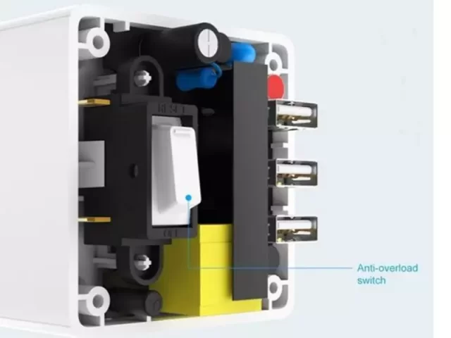چند راهی مکعبی شیائومی مدل Mijia Magic Cube Socket Plug Multifunctional USB Charger