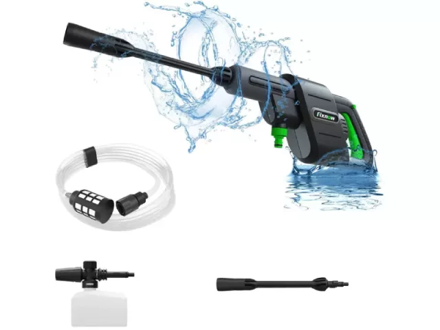 نازل کارواش خانگی شیائومی مدل Fixnow Wireless Car Washer Machin Pressure Water Gun
