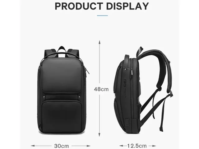 کوله پشتی لپ تاپ USB دار بنج مدل  BG-7261 مناسب برای لپ تاپ 15.6 اینچی