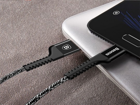 کابل شارژ و انتقال داده USB TYPE-C بیسوس سری Confidant Anti-break مدل CATZJ-A01