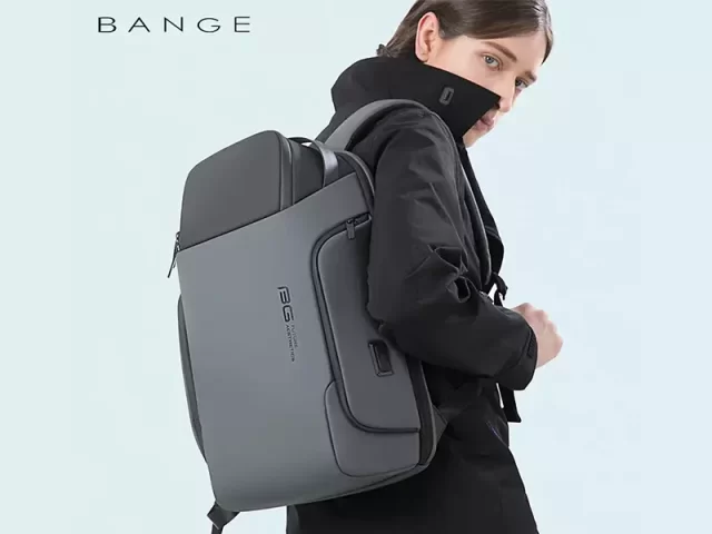 کوله پشتی حرفه‌ای ضد آب لپ تاپ USB دار بنج مدل  BG-7277 مناسب برای لپ تاپ 15.6 اینچی