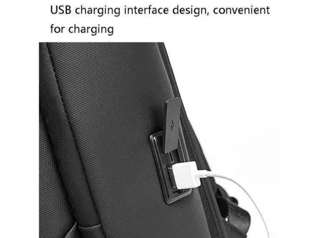 کوله پشتی حرفه‌ای ضد آب لپ تاپ USB دار بنج مدل  BG-7277 مناسب برای لپ تاپ 15.6 اینچی