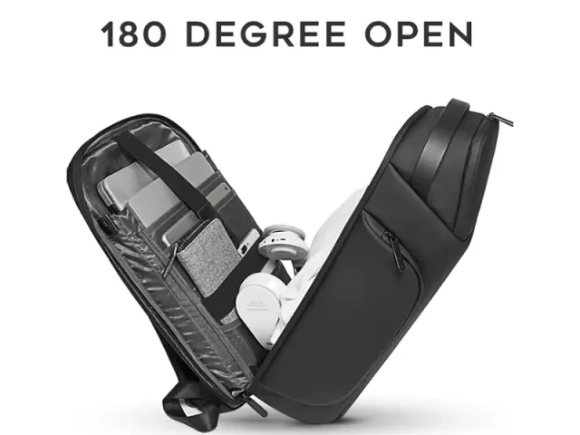 کوله پشتی حرفه‌ای ضد آب لپ تاپ USB دار بنج مدل  BG-7277 مناسب برای لپ تاپ 15.6 اینچی