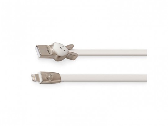 کابل شارژ و انتقال داده USB to Lightning راک طرح خرگوش مدل RCB0504