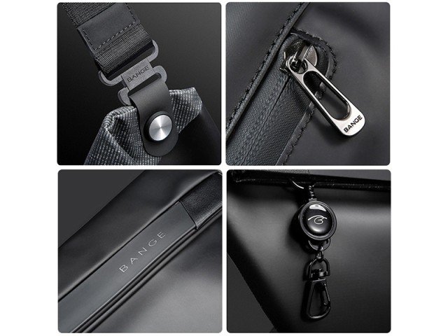 کیف قفسه سینه ضد آب بنج مدل BG-7396 Men Waterproof Crossbody Chest Bag مناسب برای تبلت 7.9 اینچی