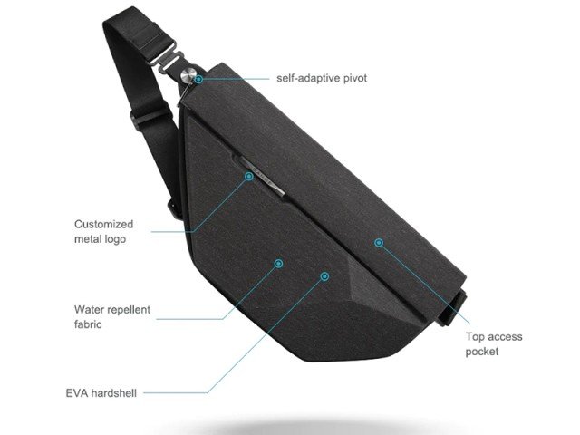 کیف قفسه سینه ضد سرقت بنج مدل BG-7502 Anti Theft Expandable Chest Bag مناسب برای تبلت 8 اینچی