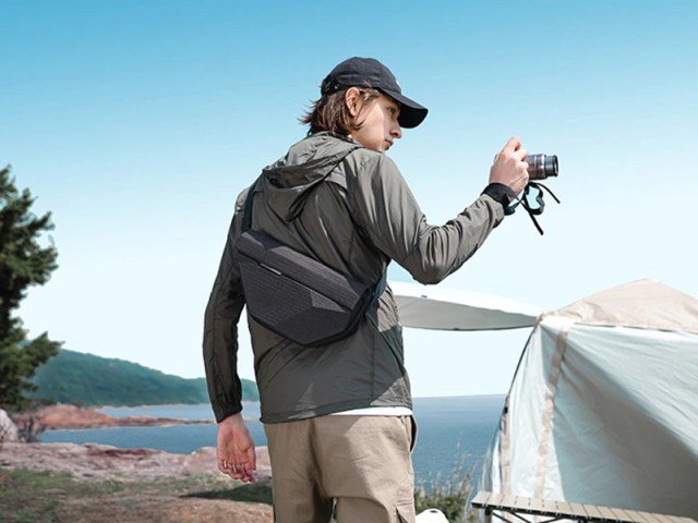 کیف قفسه سینه ضد سرقت بنج مدل BG-7502 Anti Theft Expandable Chest Bag مناسب برای تبلت 8 اینچی