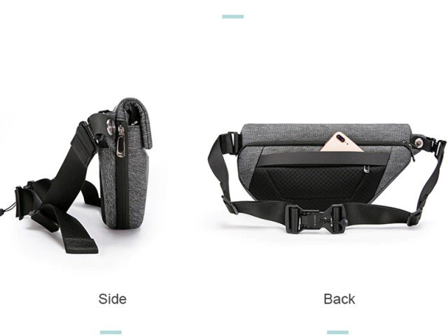 کیف قفسه سینه ضد سرقت بنج مدل BG-7502 Anti Theft Expandable Chest Bag مناسب برای تبلت 8 اینچی