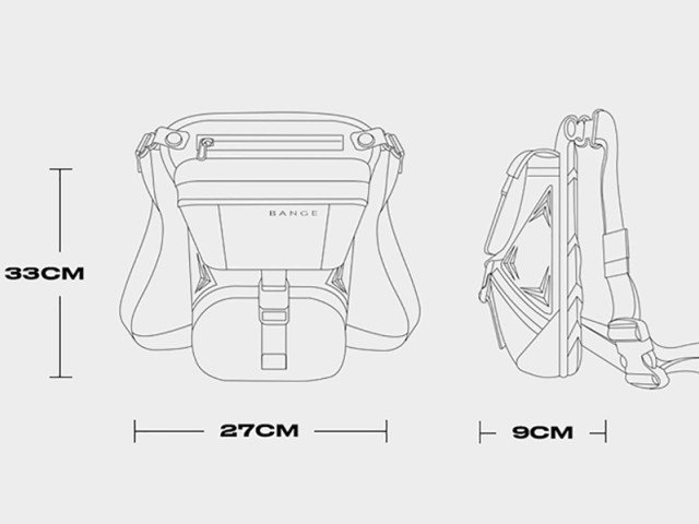 کیف دوشی ضد آب بنج مدل BG-7630 Multi Purpose Waterproof Side Bag