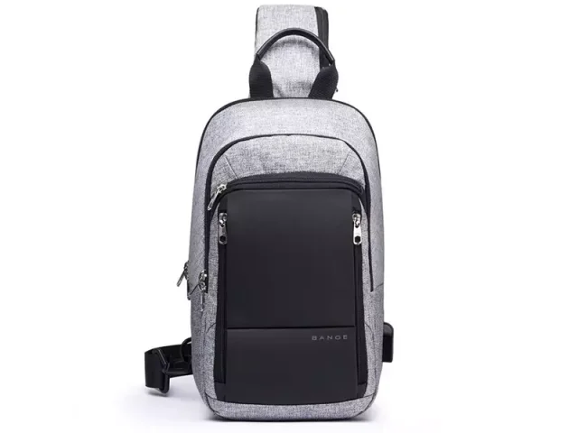 کوله تک بند USB دار  بنج مدل BG-1911 Single strap backpack