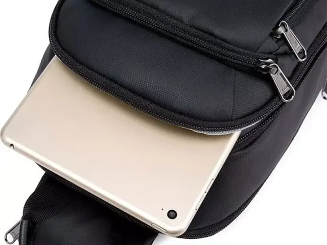 کوله تک بند USB دار  بنج مدل BG-1911 Single strap backpack