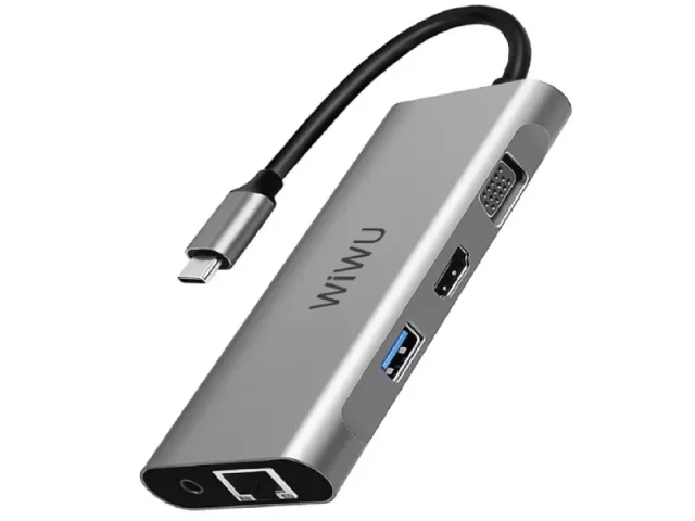 هاب تایپ سی 10 پورت ویوو مدل Alpha A11312H