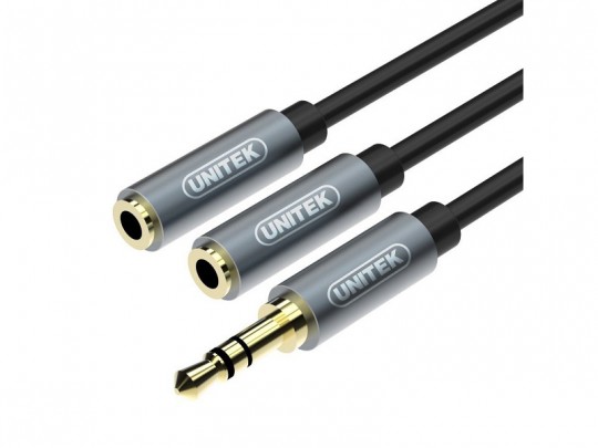 کابل افزايش طول AUX يونيتک مدل Y-C956ABK طول 0.2 متر