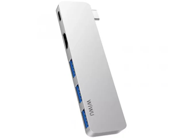 هاب تایپ سی 5 پورت ویوو مدل T6 Pro