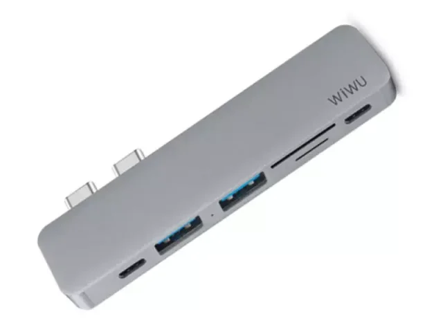 هاب تایپ سی 7 پورت مک بوک ویوو مدل T8