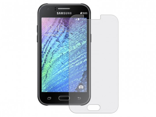 محافظ صفحه نمایش شیشه ای مدل Tempered مناسب برای گوشی موبایل سامسونگ Galaxy J1 2015