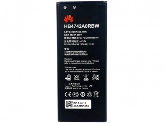 باتری موبایل هواوی مدل HB4742A0RBW با ظرفیت 2400 mAh مناسب برای گوشی موبایل هواوی 3C