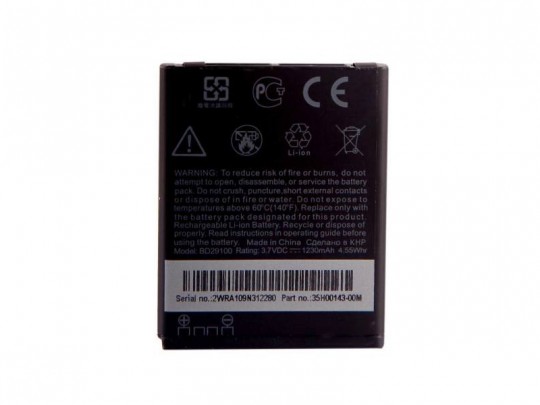 باتری موبایل اچ تی سی مدل BD29100 با ظرفیت 1230mAh مناسب برای گوشی موبایل HTC HD 7