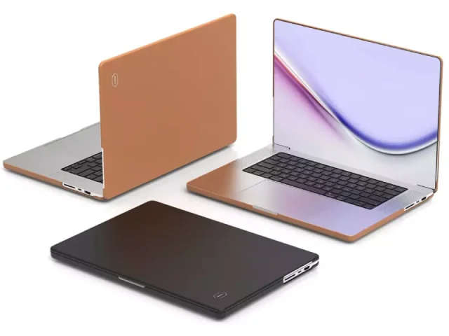 کاور مک بوک پرو 14.2 اینچ ویوو مدل Leather Shield Case