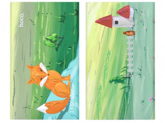 پاوربانک 13000 میلی آمپر هوکو مدل B12E طرح Fox