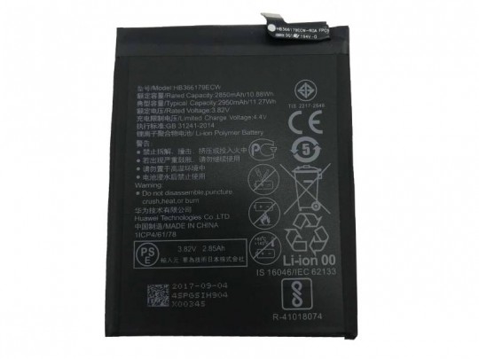 باتری موبایل هوآوی مدل HB336179ECW با ظرفیت 2950mAh مناسب برای گوشی موبایل هوآوی NOVA 2