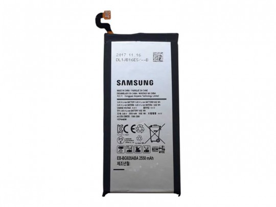 باتری موبایل سامسونگ مدل EB-BG920ABA مناسب برای موبایل سامسونگ Galaxy S6 با ظرفیت 2550 میلی آمپر