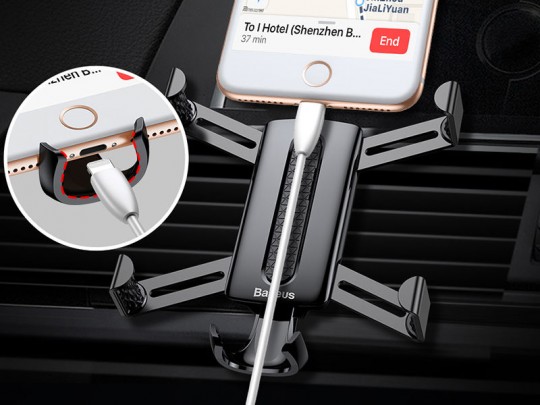 پایه نگهدارنده گوشی موبایل بیسوس مدل  Spiderman Gravity Car Mount