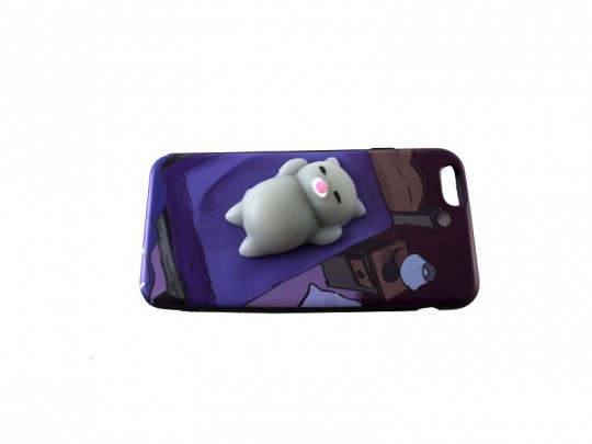 کاور طرح گربه خابالو نرمالو مناسب برای گوشی آیفون 6G/6S