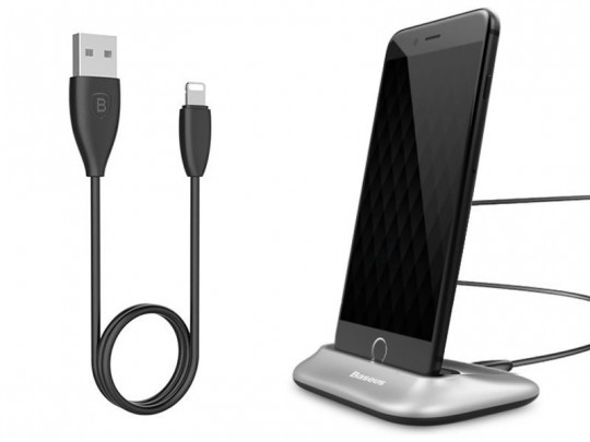 داک شارژ و پایه نگه دارنده رومیزی بیسوس مدل Little Volcano Desktop Charging Station