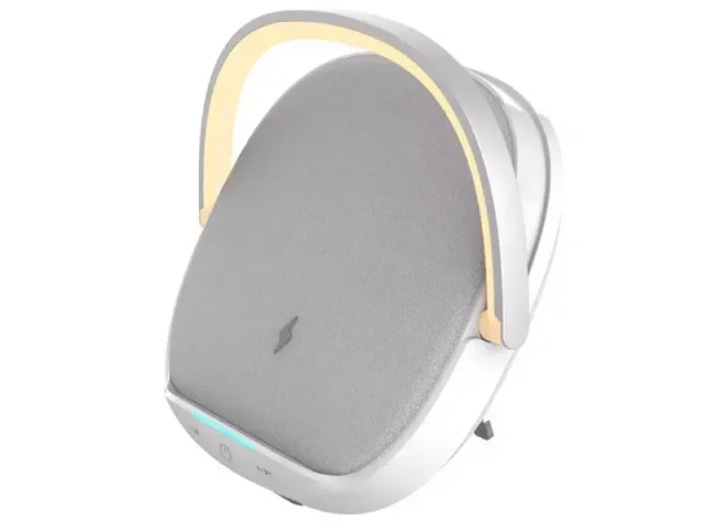 اسپیکر بلوتوث و شارژر وایرلس قابل حمل دارای چراغ ویوو مدل Y1