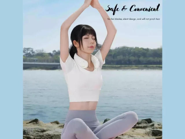 پنکه دور گردنی شارژی ویوو مدل FS02 Halter Neck Fan