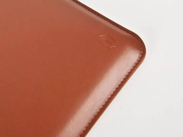کاور مک بوک پرو 14.2 اینچ ویوو مدل Leather Sleeve Skin Pro Platinum