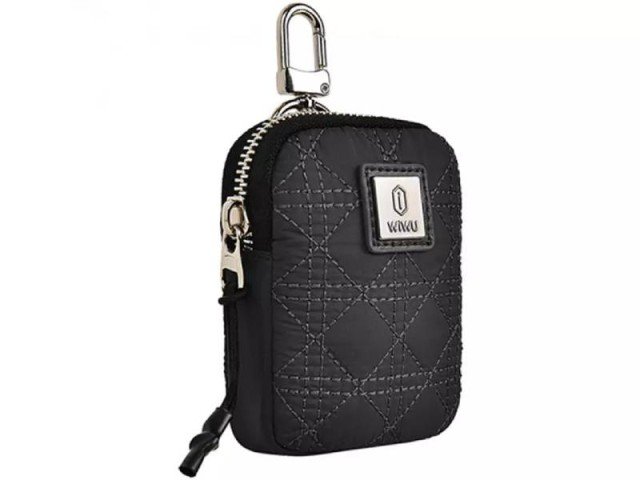 کیف گوشی موبایل و لوازم جانبی ضدآب دارای قلاب اتصال ویوو مدل QPOUCHBLK Q Pouch