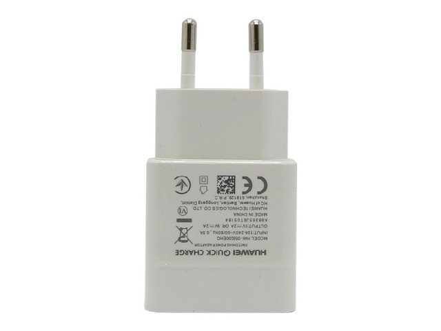 شارژر دیواری فست شارژ اصلی هوآوی مدل Huawei Quick Charge 2.0 Fast Charge 9V 2A بهمراه  کابل میکرو یو اس بی