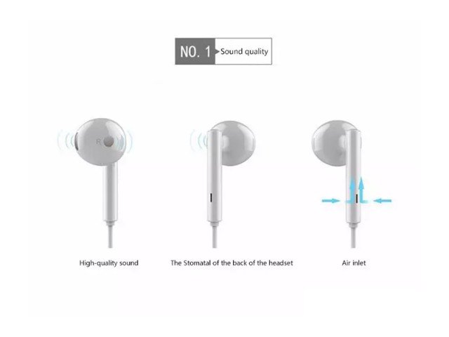 هندزفری اورجینال هوآوی مدل AM115 In Ear Earphones