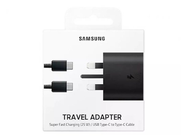 شارژر دیواری سوپر فست شارژ 45 وات اورجینال سامسونگ مدل Super Fast Charger 45W EP-TA845 بهمراه کابل دو سر تایپ سی