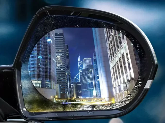 برچسب ضد آب آینه خودرو بیسوس مدل Raincoat Car Mirror SGFY-A02 (پک دوتایی)