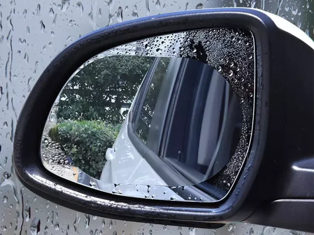 برچسب ضد آب آینه خودرو بیسوس مدل Raincoat Car Mirror SGFY-A02 (پک دوتایی)