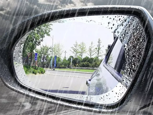 برچسب ضد آب آینه خودرو بیسوس مدل Raincoat Car Mirror SGFY-A02 (پک دوتایی)