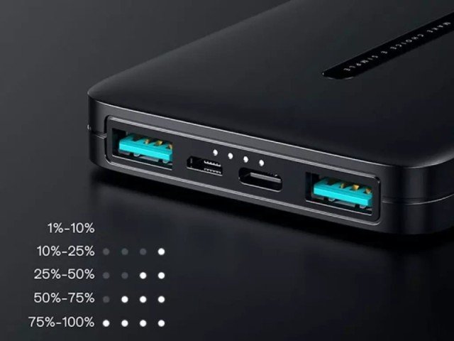 پاور بانک فست شارژ 10000 ميلی آمپر جویروم مدل JR-T012