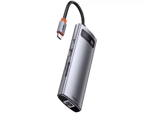 هاب تایپ سی 8 پورت بیسوس مدل HUB Docking Station WKWG000103