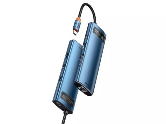 هاب تایپ سی 8 پورت بیسوس مدل HUB Docking Station WKWG000103