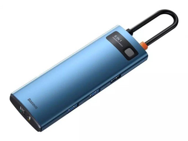 هاب تایپ سی 8 پورت بیسوس مدل HUB Docking Station WKWG000103