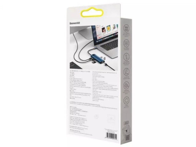 هاب تایپ سی 8 پورت بیسوس مدل HUB Docking Station WKWG000103