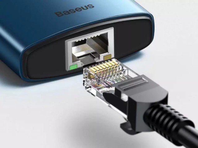 هاب تایپ سی 8 پورت بیسوس مدل HUB Docking Station WKWG000103