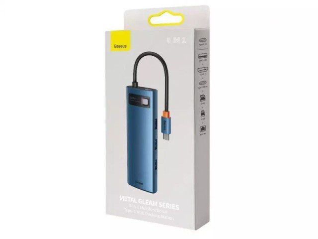 هاب تایپ سی 8 پورت بیسوس مدل HUB Docking Station WKWG000103