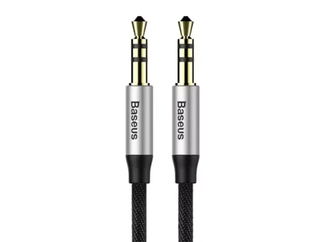کابل انتقال صدا 3.5 میلی متری (AUX) بیسوس مدل Yiven Audio Cable M30 CAM30-CS1 به طول 1.5 متر