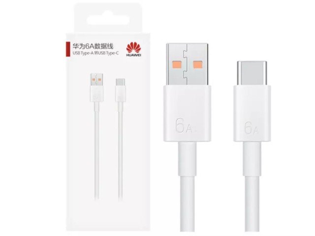 کابل سوپر شارژ تایپ سی هوآوی مدل HUAWEI 6A Data Cable 1M USB-A to USB-C