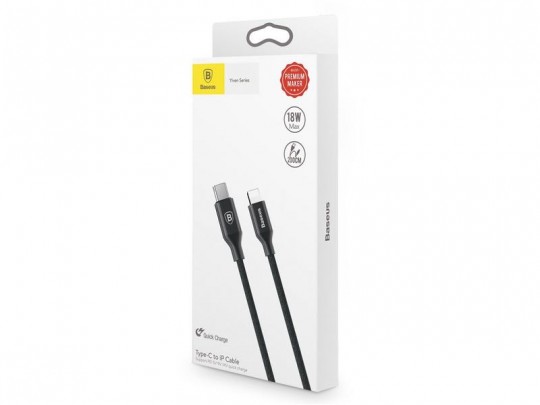 کابل تبدیل USB-C به لایتنینگ بیسوس مدل Yiven